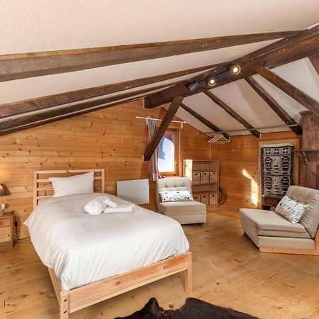 Chalet Noisette Authentic Swiss Chalet Perfect For Families La Tzoumaz Exterior photo