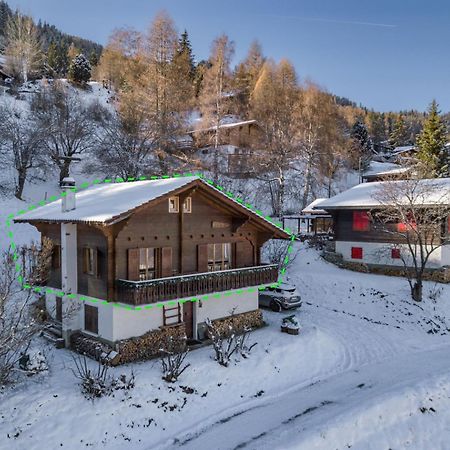 Chalet Noisette Authentic Swiss Chalet Perfect For Families La Tzoumaz Exterior photo