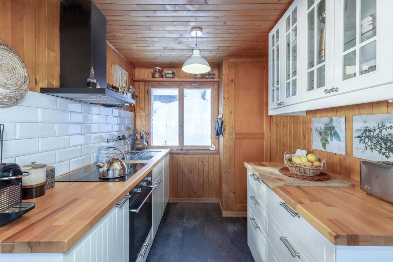 Chalet Noisette Authentic Swiss Chalet Perfect For Families La Tzoumaz Exterior photo