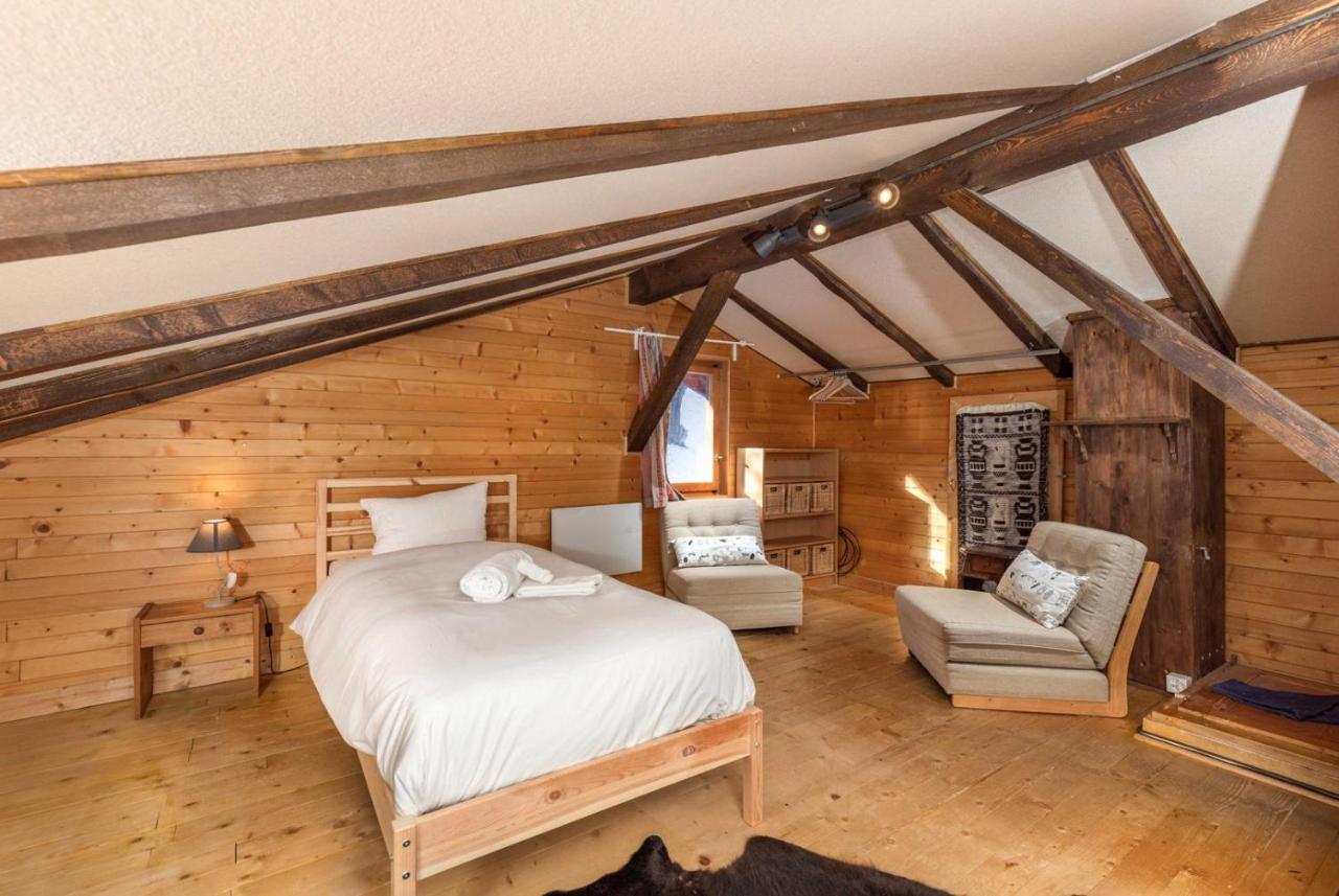 Chalet Noisette Authentic Swiss Chalet Perfect For Families La Tzoumaz Exterior photo